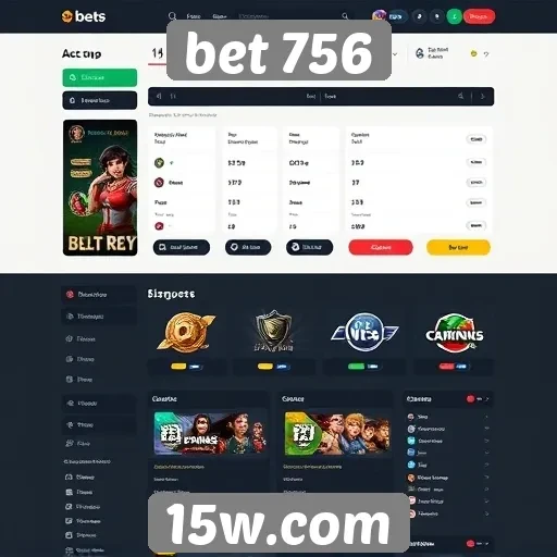 Facilidade de uso da interface do site bet 756