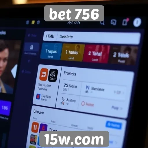 Novidades na interface do usuário do bet 756