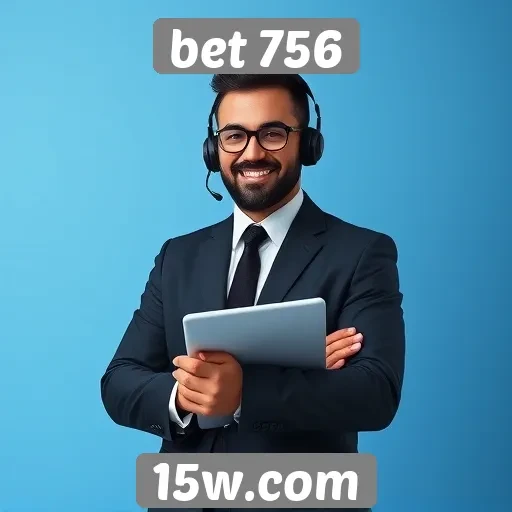 Serviço de atendimento ao cliente no bet 756