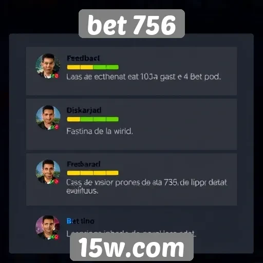 Feedback de jogadores sobre o bet 756